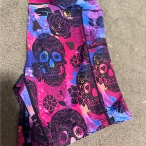 Constantly Varied Gear Multicolor Skull Athletic Shorts
